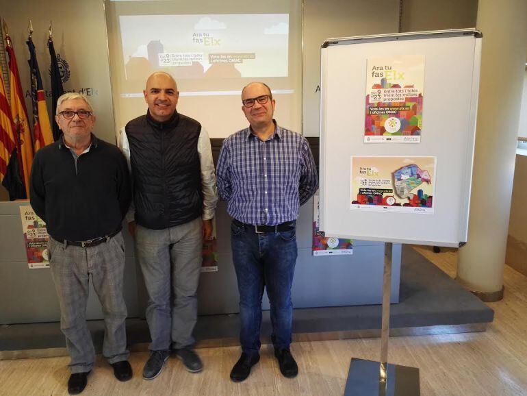 Presentación de las votaciones de los presupuestos participativos