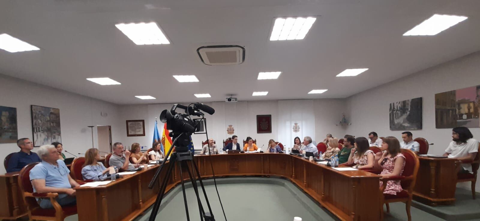 Pleno extraordinario del Ayuntamiento de Aranda 12 de julio de 2023