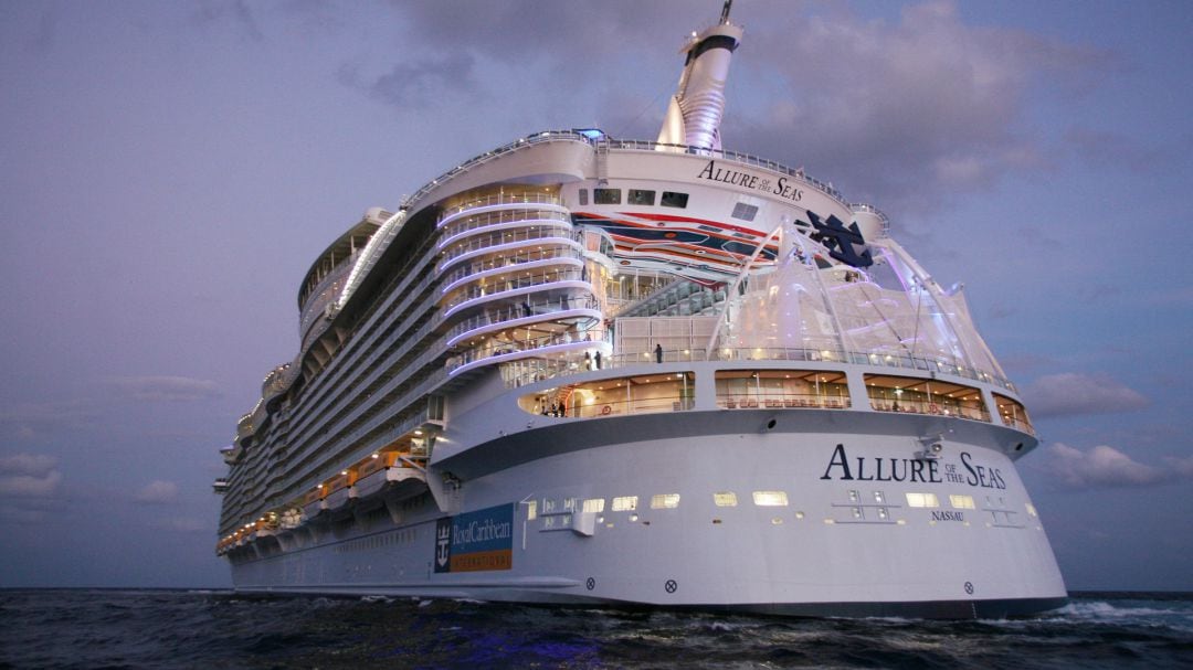 El Allure of the Seas en una imagen promocional