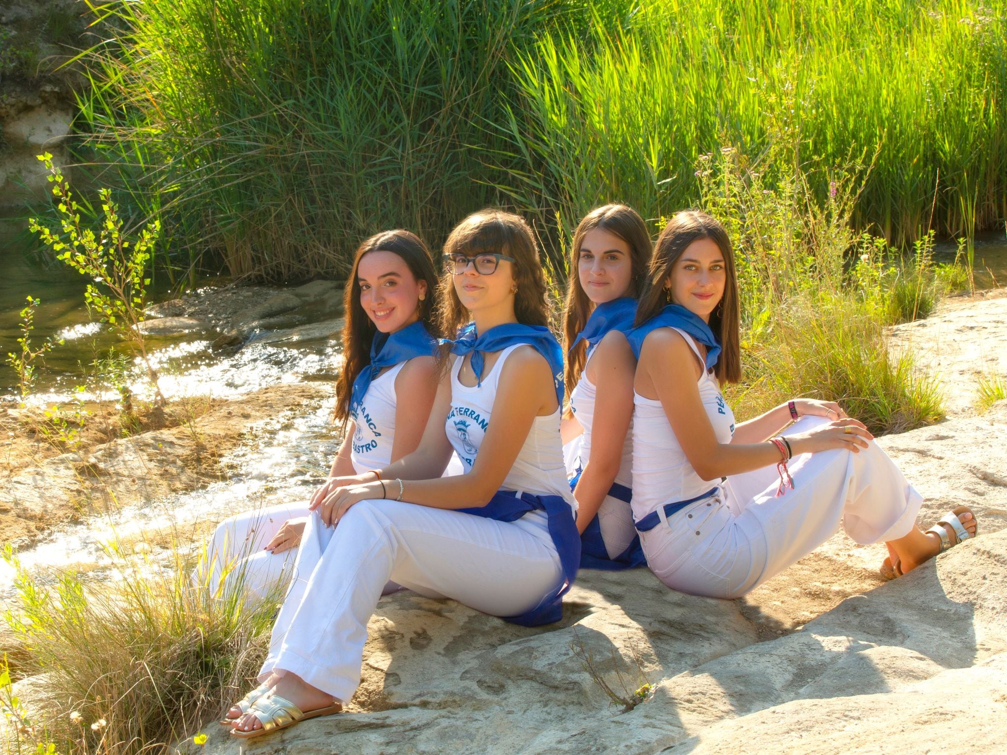 Claudia Solana Gorena, Paula Abad Quintín, Martina Galindo Gelás y Julia Mairal González, ( de izquierda a derecha). Foto: Foto Nosotros