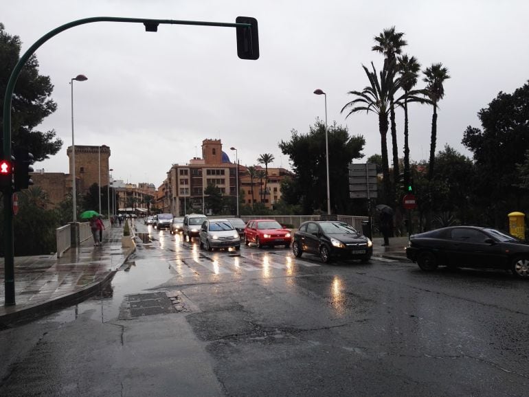 Imagen de archivo lluvia en Elche