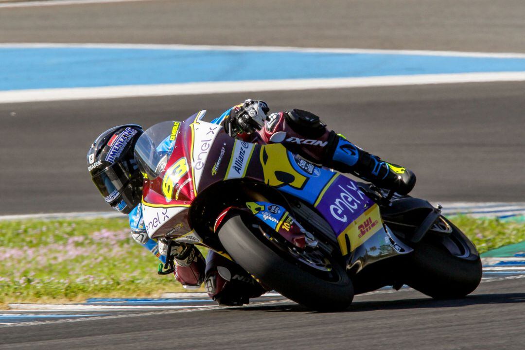 Mike Di Meglio rodando el miércoles en el Circuito de Jerez