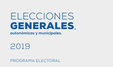 Programa del PP para las elecciones del 28-A completo.