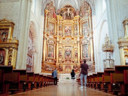 Interior de la Iglesia de Santa María de Mediavilla