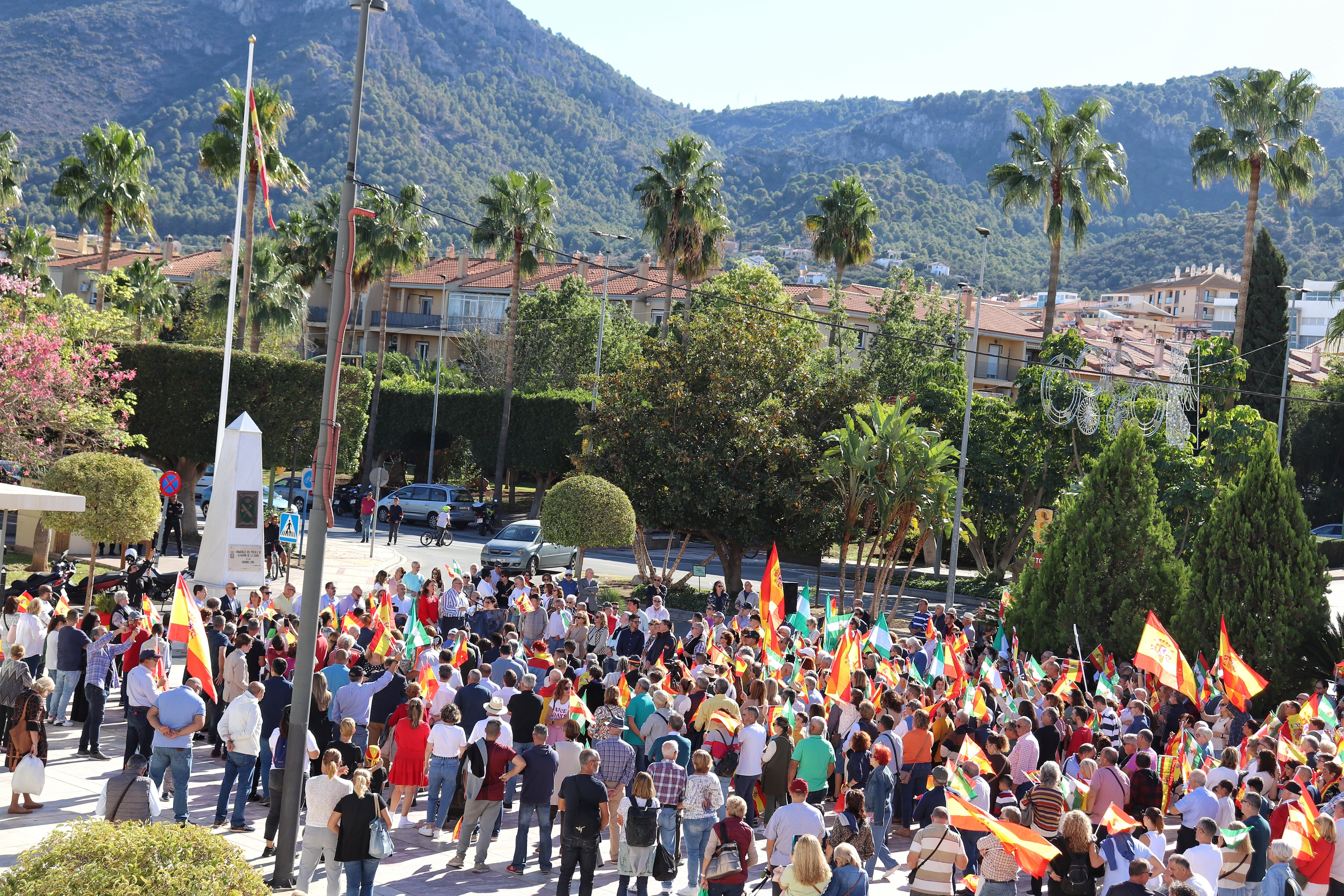 Protesta en Alhaurín de la Torre