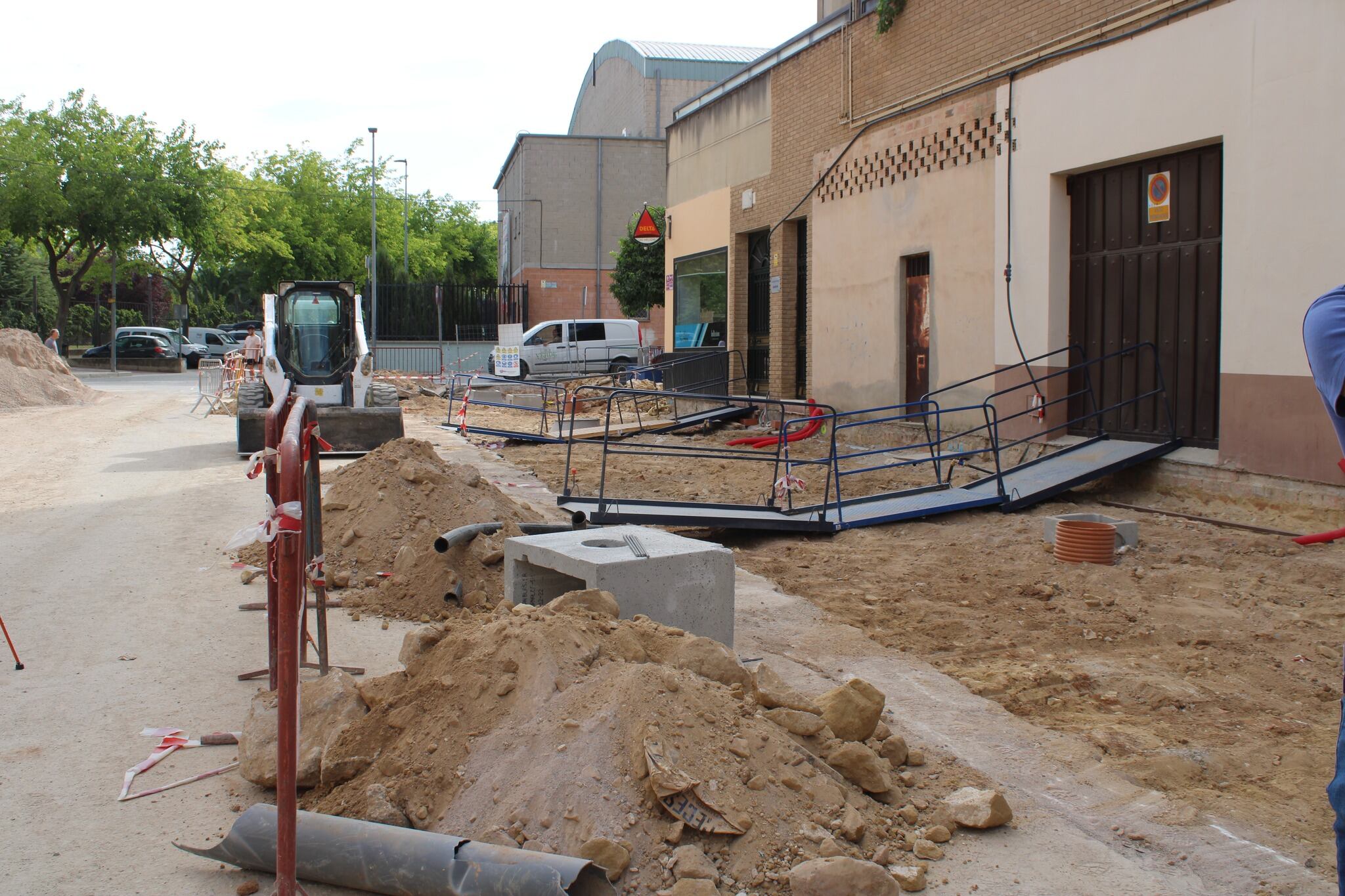 Obras en la calle Blas Infante de Úbeda