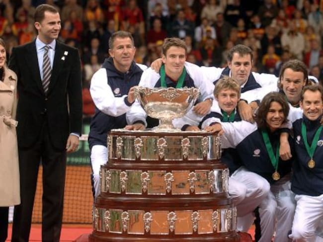 Juan Avendaño fue uno de los capitanes del equipo que logró la Davis en 2004.