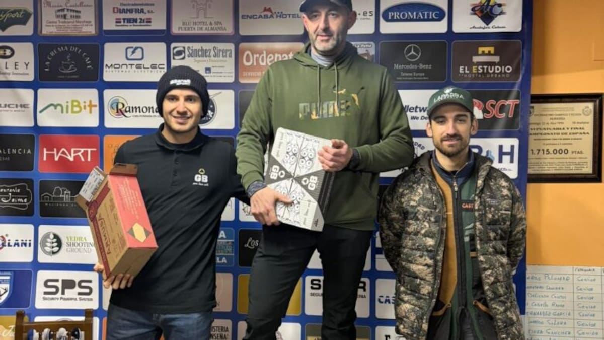 Ismael de la Calle sube al podio en la Copa de Navidad de Compak en Almansa