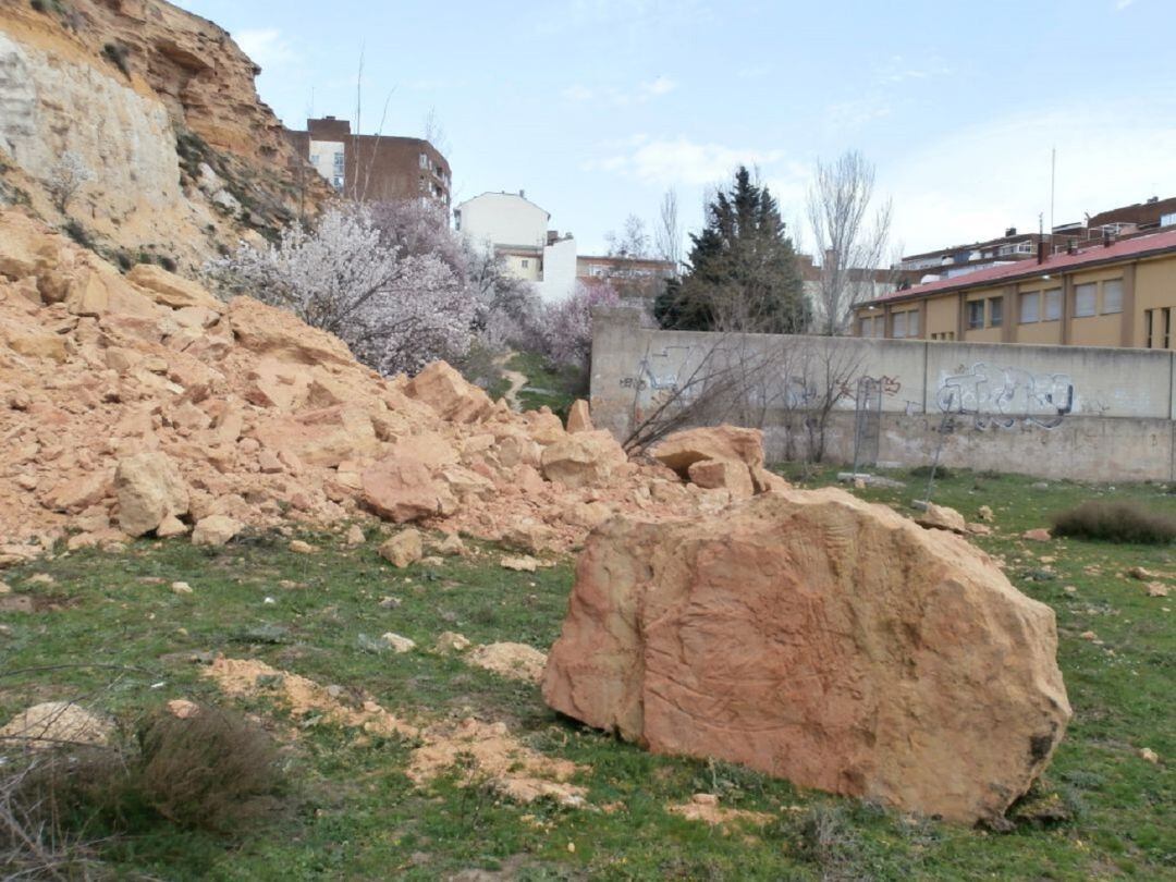 Desprendimiento en Las Lastras