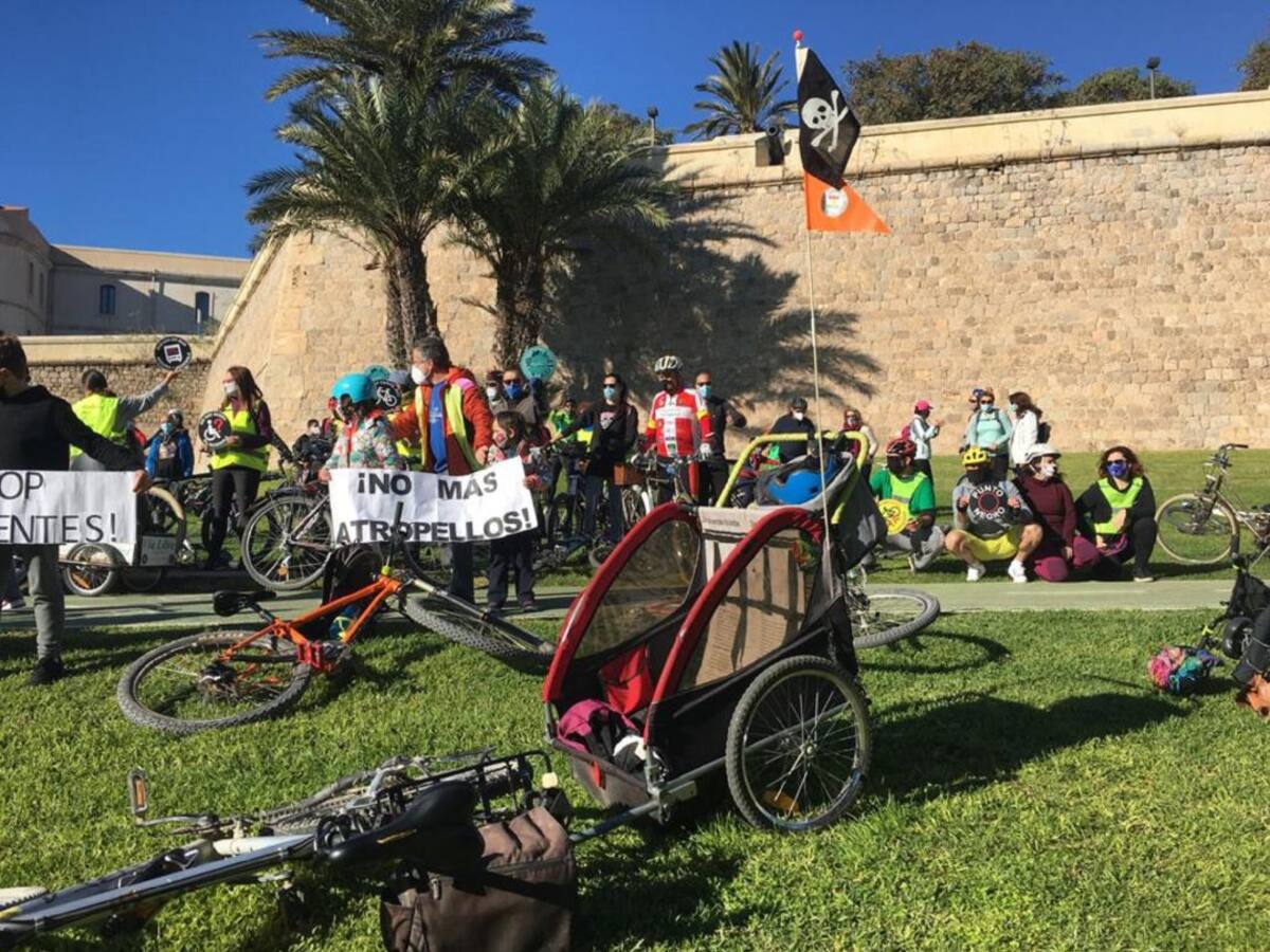 'Bicimanifestación' por una movilidad sostenible en Cartagena
