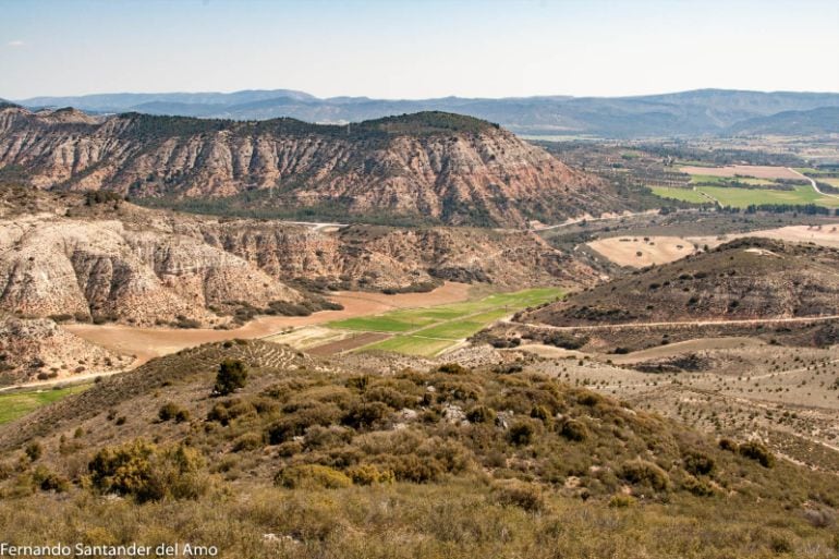 Vistas del paraje de la Pangía, cerca de Pastrana y Almonacid de Zorita.