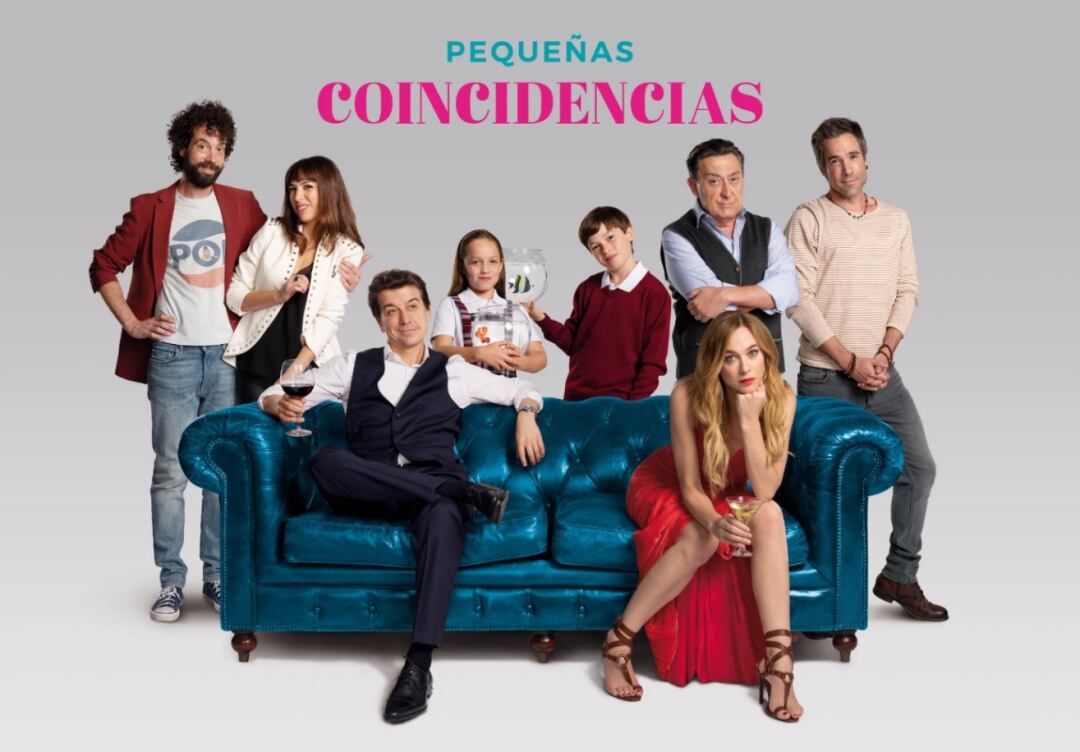 Póster oficial de &#039;Pequeñas coincidencias&#039;, la serie de Atresmedia Studios