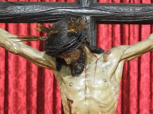 El magnífico Cristo del Calvario, de la hermandad del mismo nombre en Sevilla