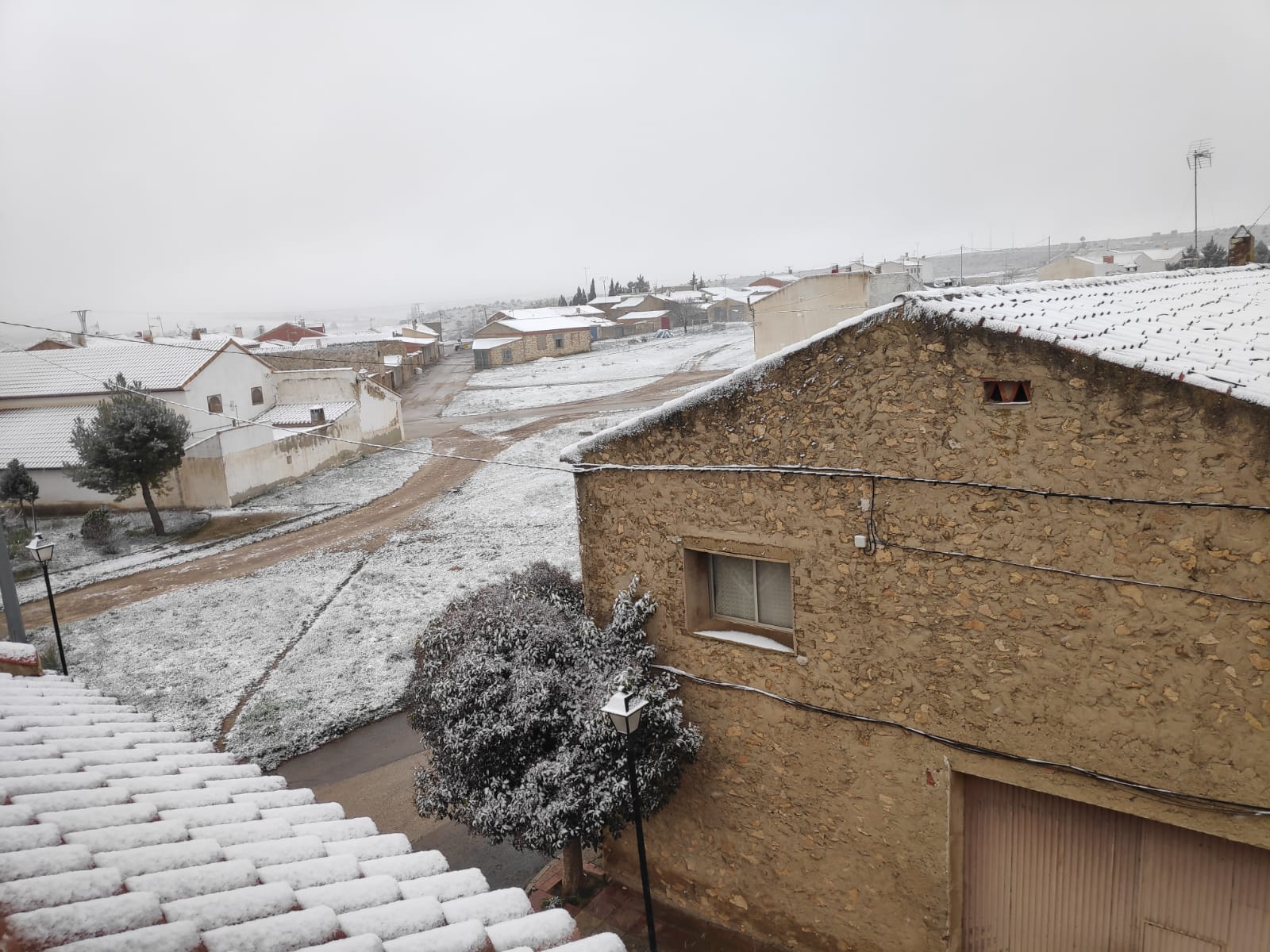 Archivo. Nieve en El Sabinar (Moratalla, Región de Murcia)