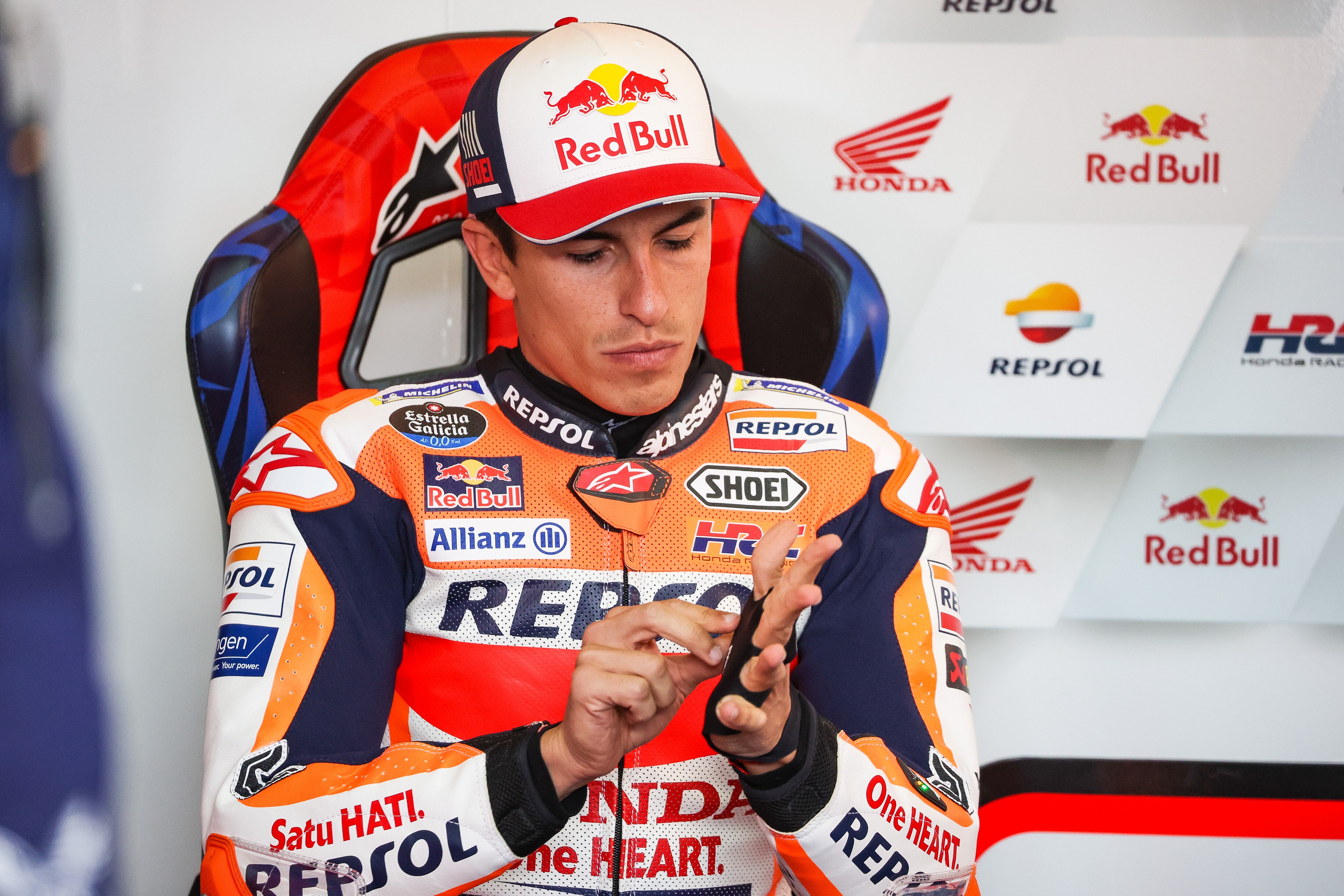 Mac Márquez, durante el GP de Alemania de MotoGP. Photo: Jan Woitas/dpa (Photo by Jan Woitas/picture alliance via Getty Images)