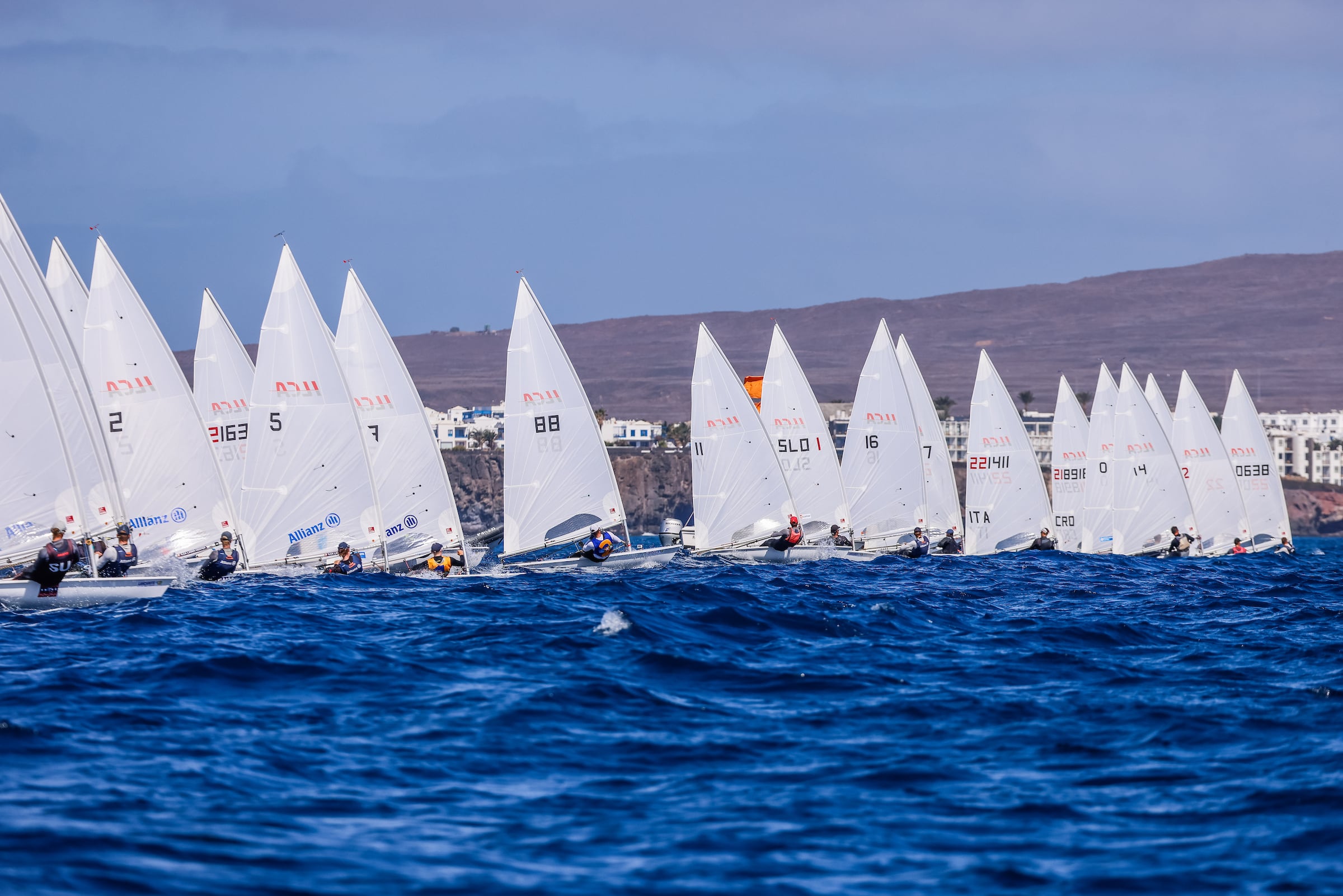 Una de las pruebas de la Lanzarote International Regatta 2025.