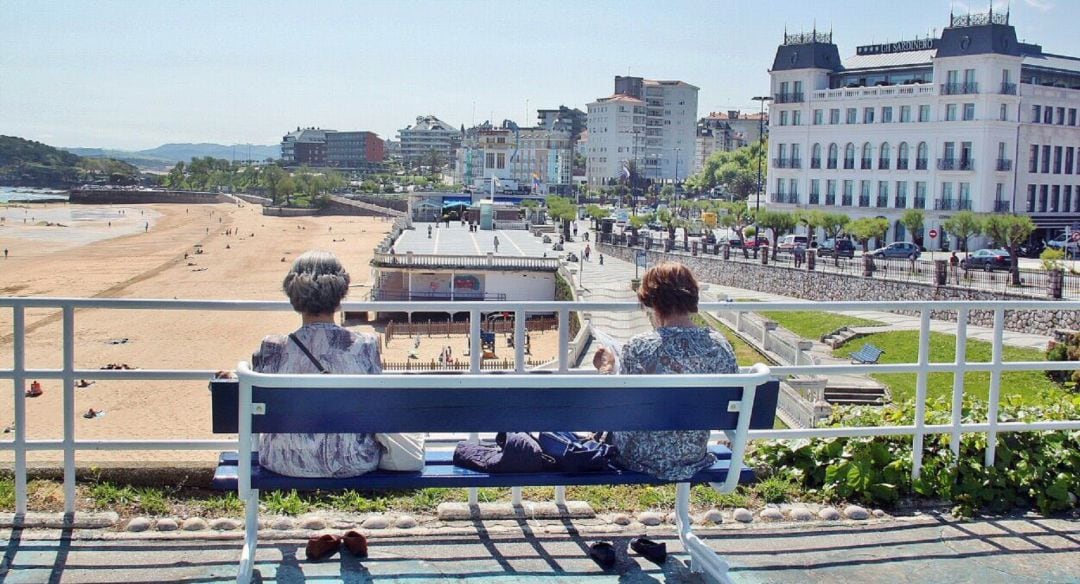 Imágen de la playa de El Sardinero.