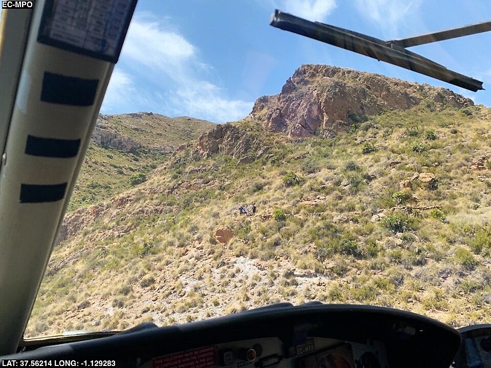 Rescate de un senderista en Cartagena