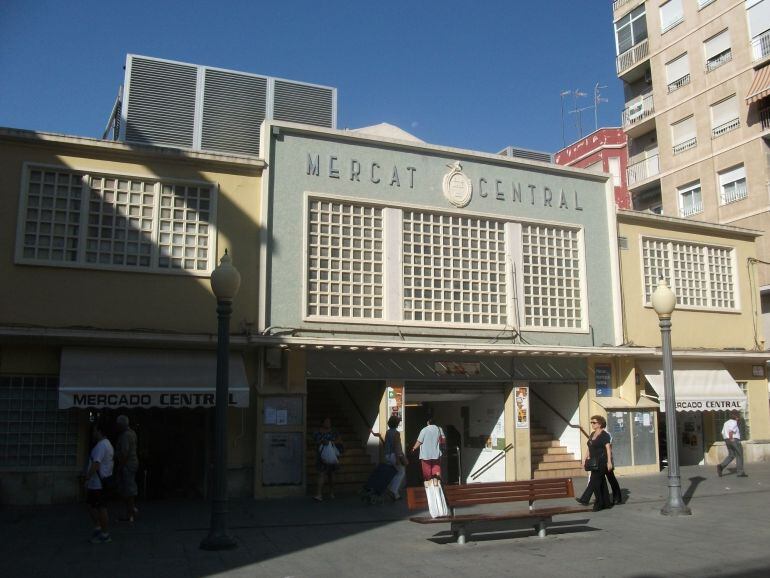 Fachada del antiguo Mercado Central