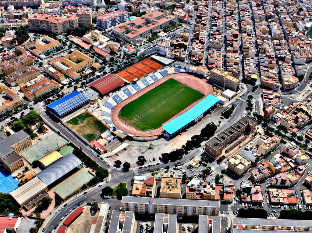 Estadio Municipal Álvarez Claro FOTO: https://udmelilla.es/estadio/