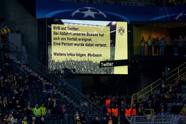 El videomarcador del Signal Iduna Park