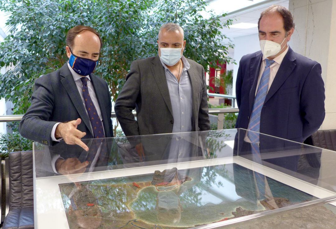 Un momento de la reunión.