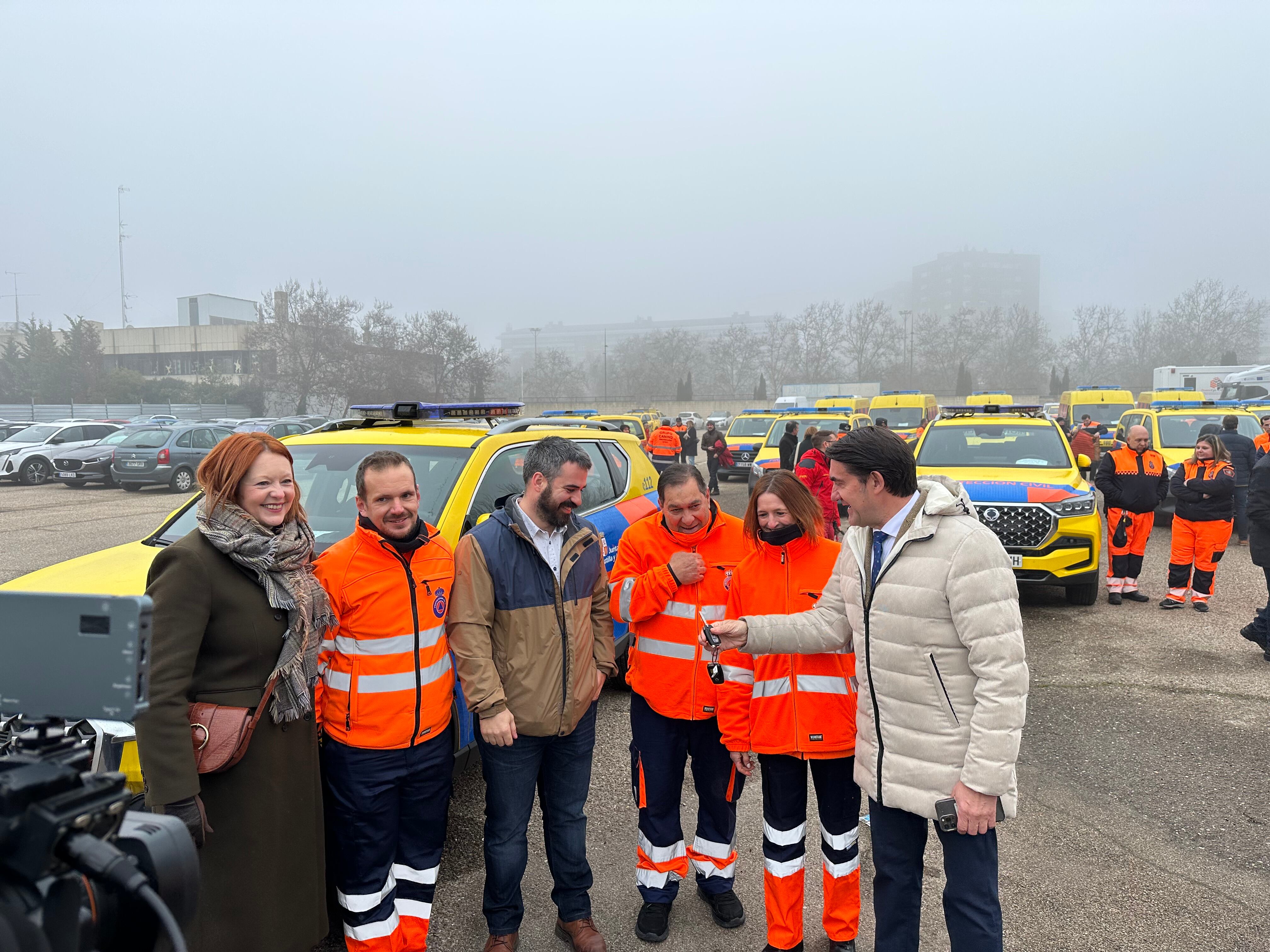 La Junta entrega a Cervera de Pisuerga un nuevo vehículo para Protección Civil