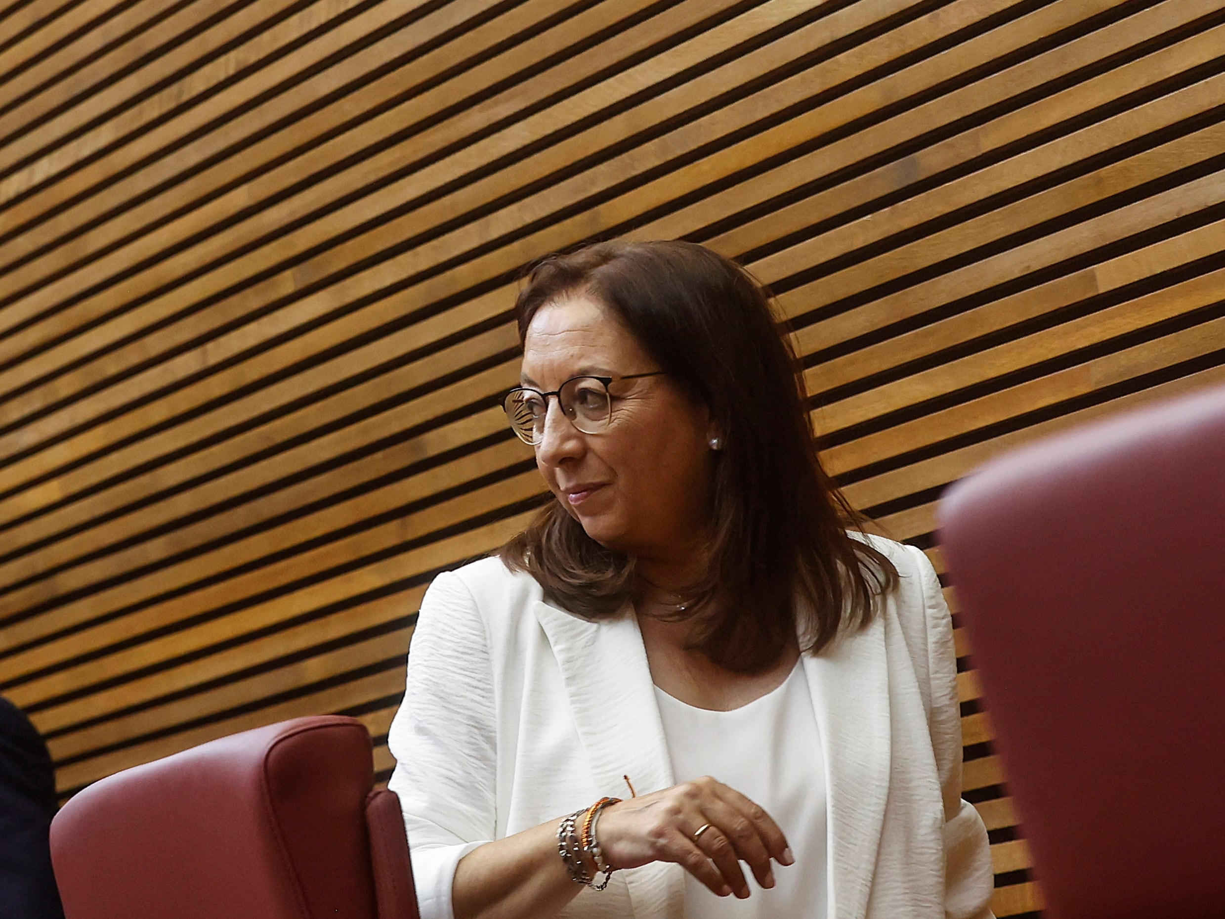 La nueva presidenta de las Cortes Valencianas, Llanos Massó