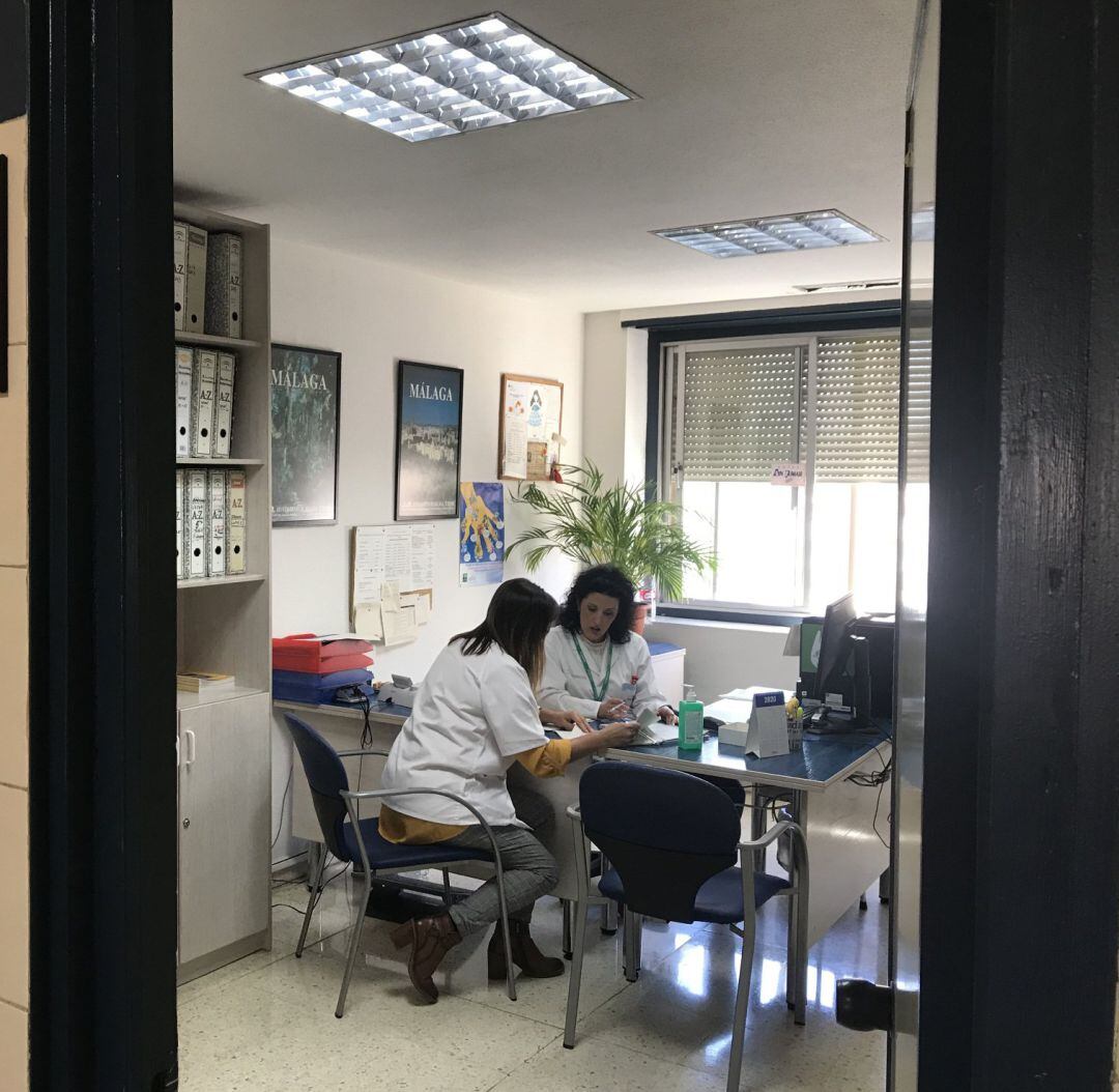 Imagen de archivo de una consulta de enfermería 