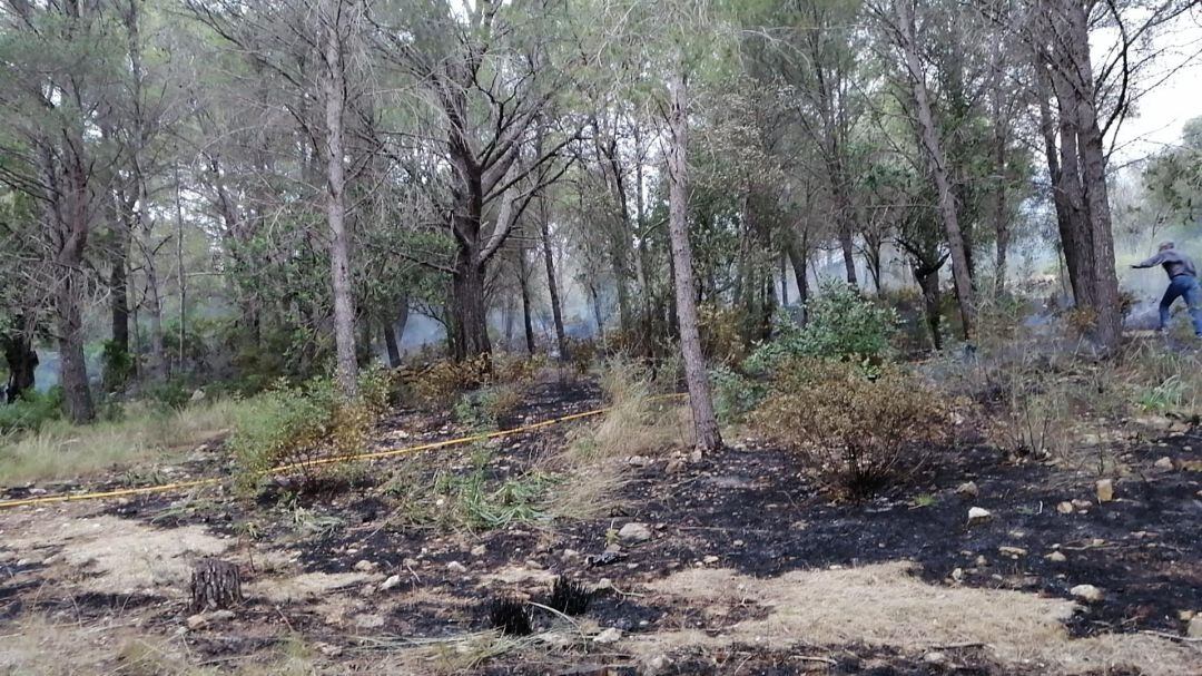 incendio en Alcúdia