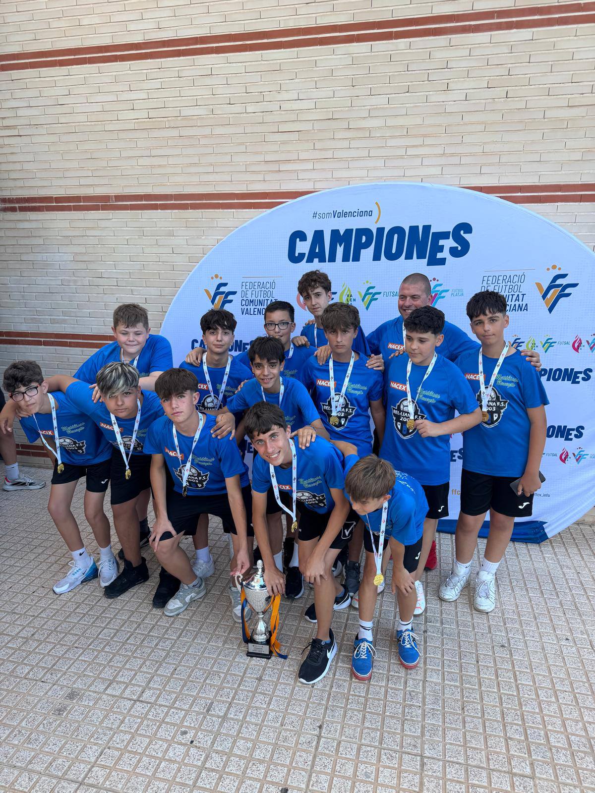 El Beliana infantil, campeón de liga