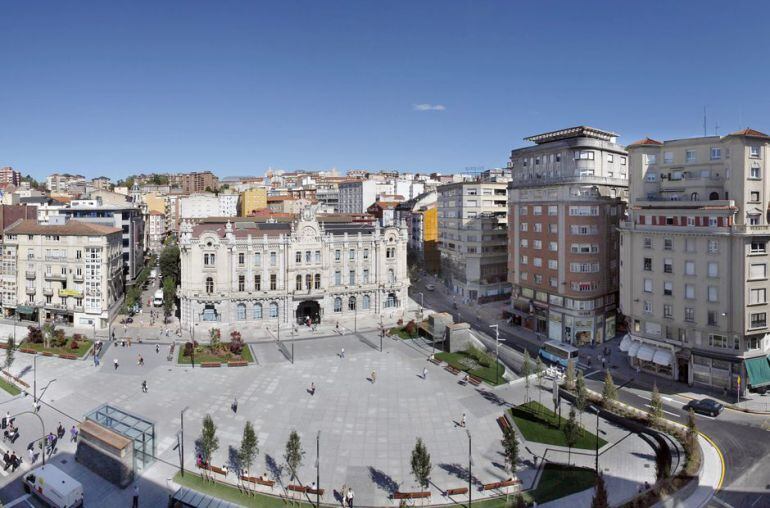 Plaza del ayuntamiento de Santander