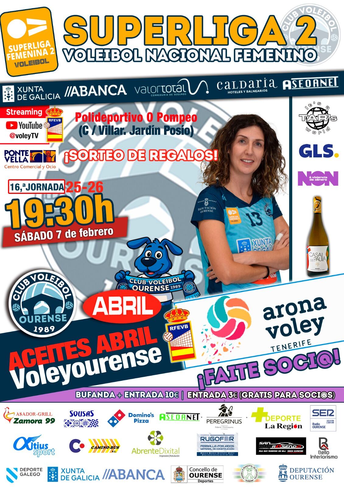 Nueva jornada en Superliga 2 para Voleyourense