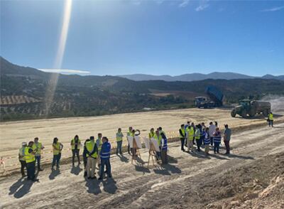 Obras en la variante de Las Angosturas (Ayto. de Priego)
