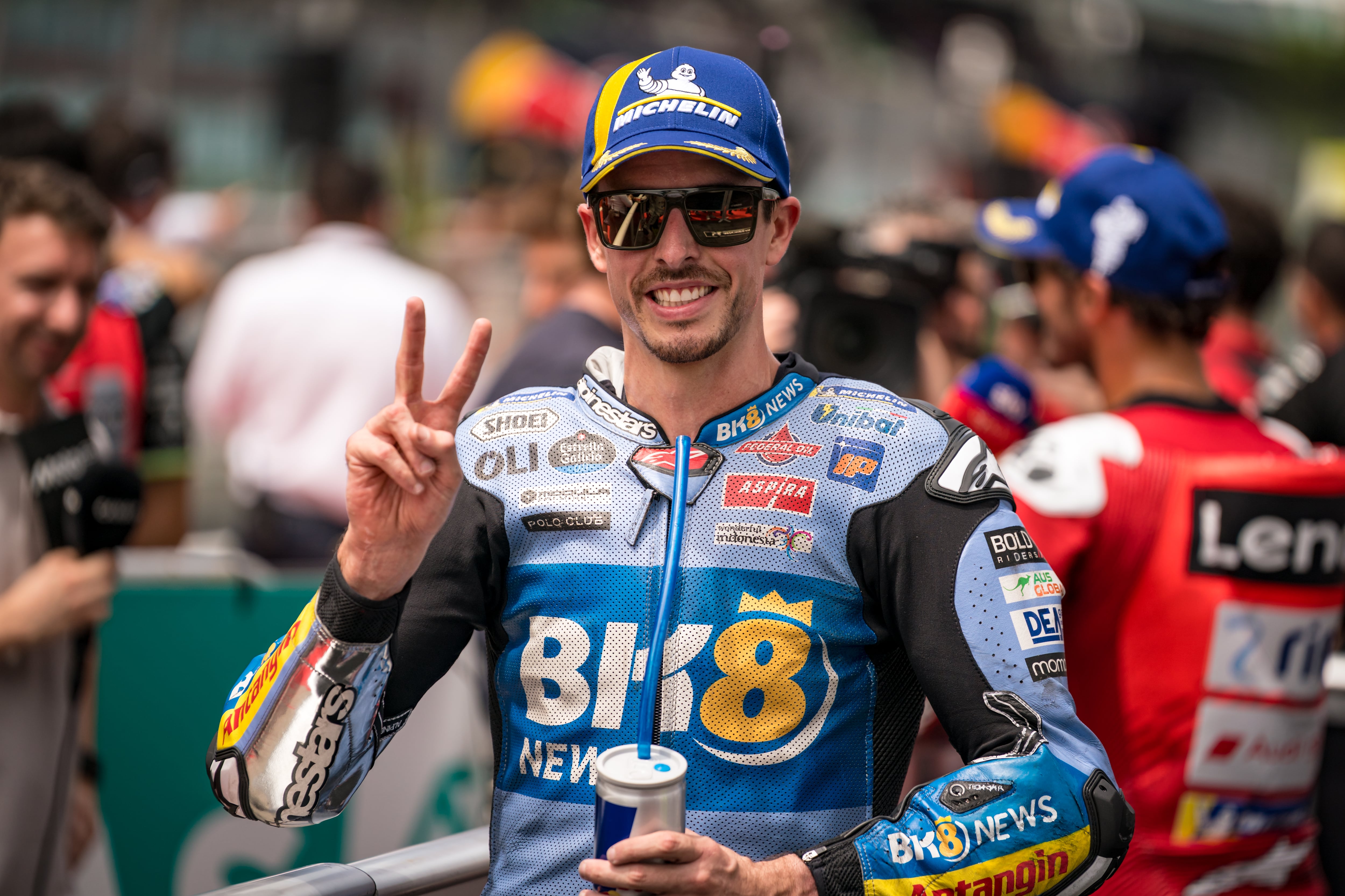 Alex Márquez en el clasificatorio del Gran Premio de Malasia