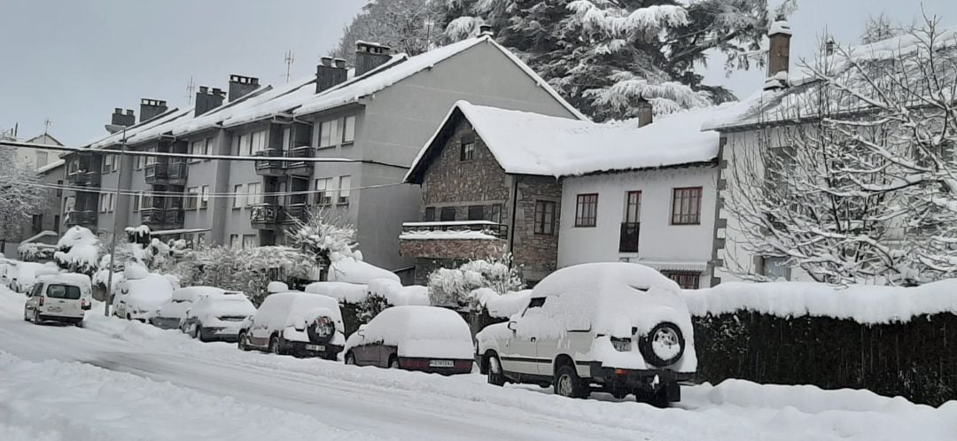 Villablino nevado