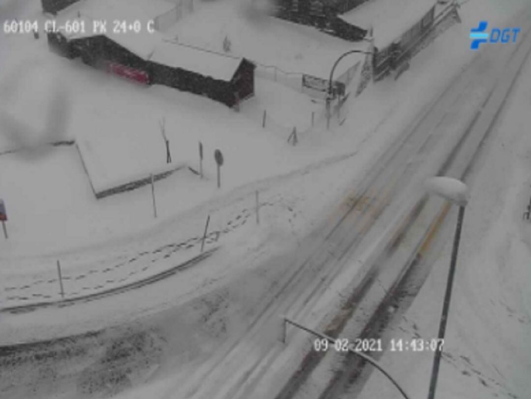 Situación de la CL 601 en el Puerto de Navacerrada