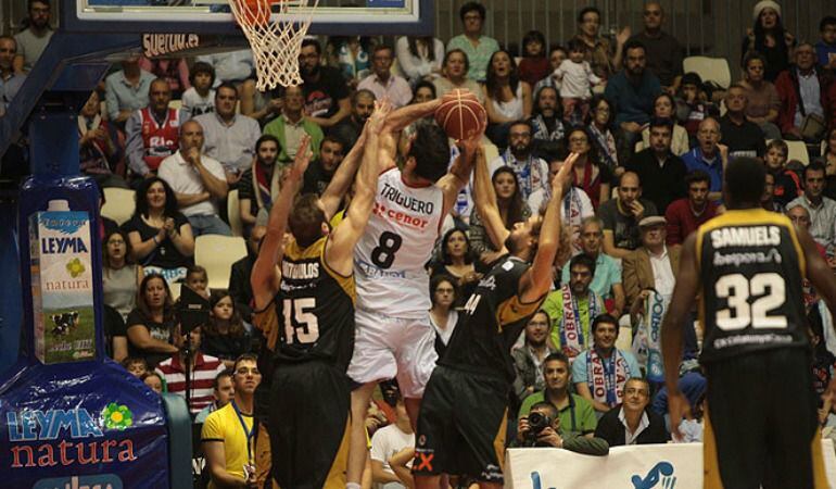 Juanjo Triguero arrastra molestias pero jugará en el Buesa.