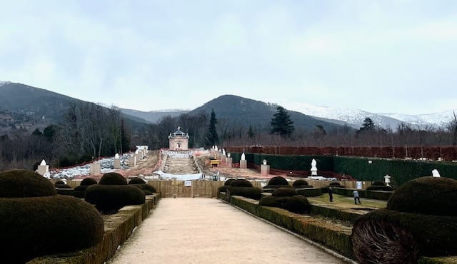 Rehabilitación fuente de La Cascada, La Granja.