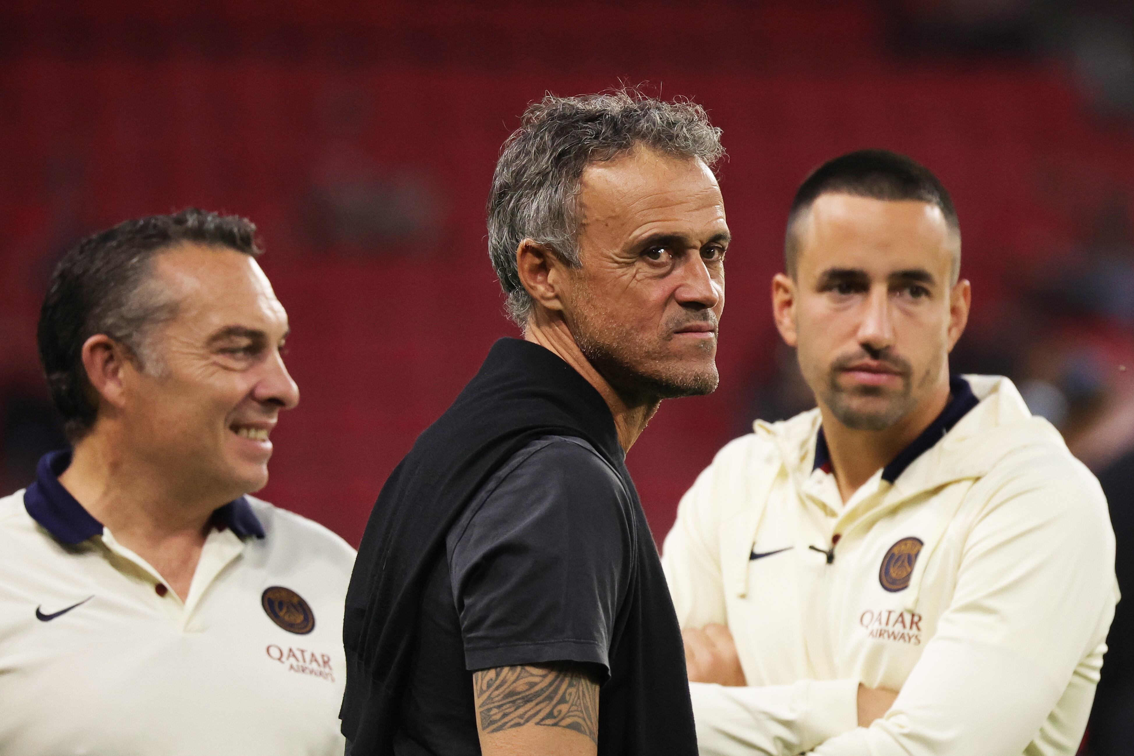 Luis Enrique, entrenador del París Saint-Germain