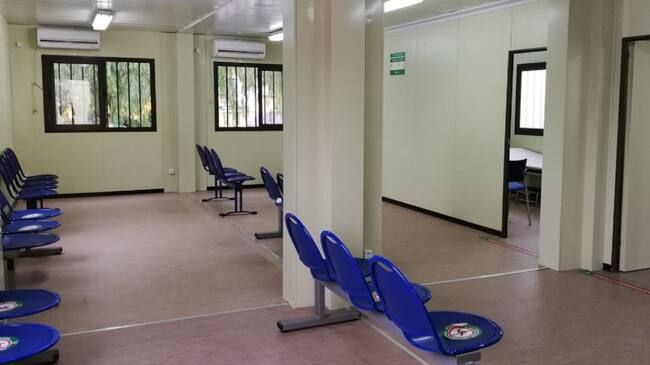 Imagen de la sala de espera.