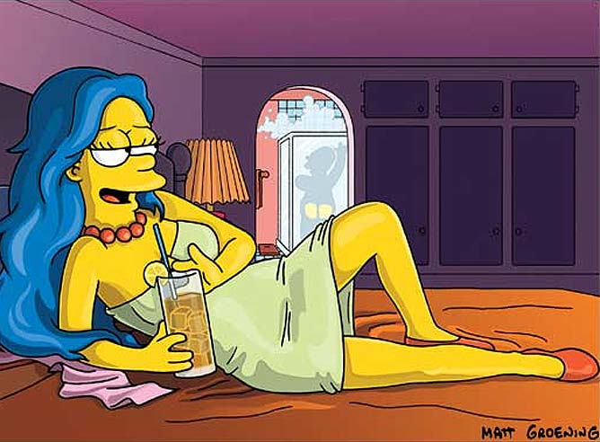 Marge, de Los Simpson.