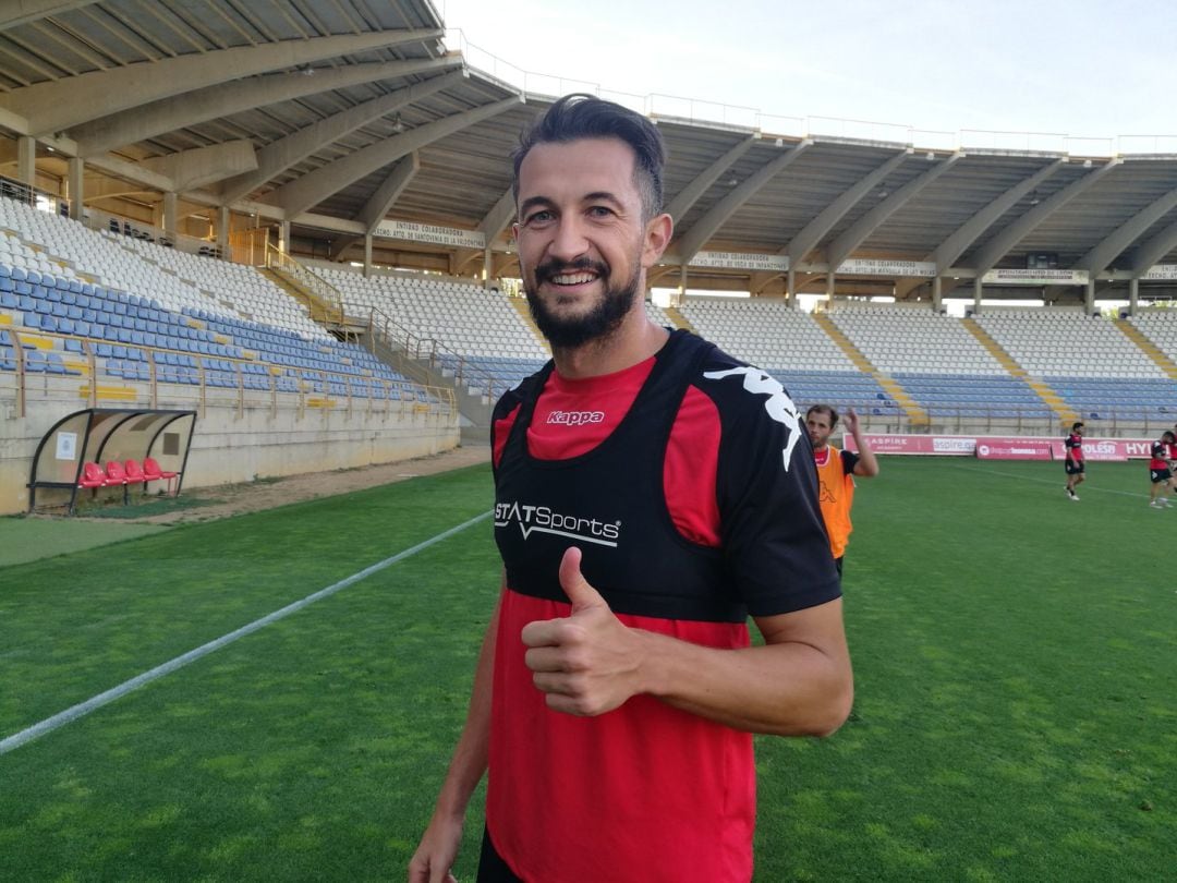 Héctor Rodas pisó este jueves el Reino de León