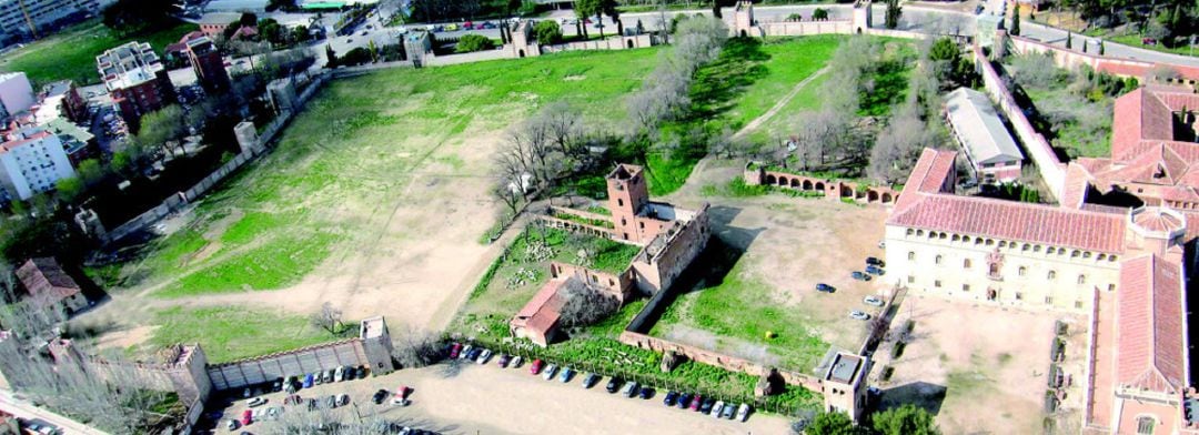 Recinto de la Huerta del Obispo donde se va a celebrar el festival Viva la Vida este verano. 