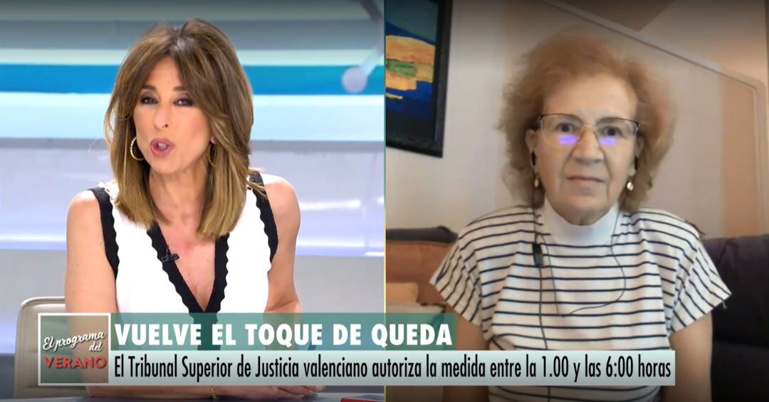 Margarita del Val habla sobre el riesgo de los vacunados de contagiarse (captura del vídeo).