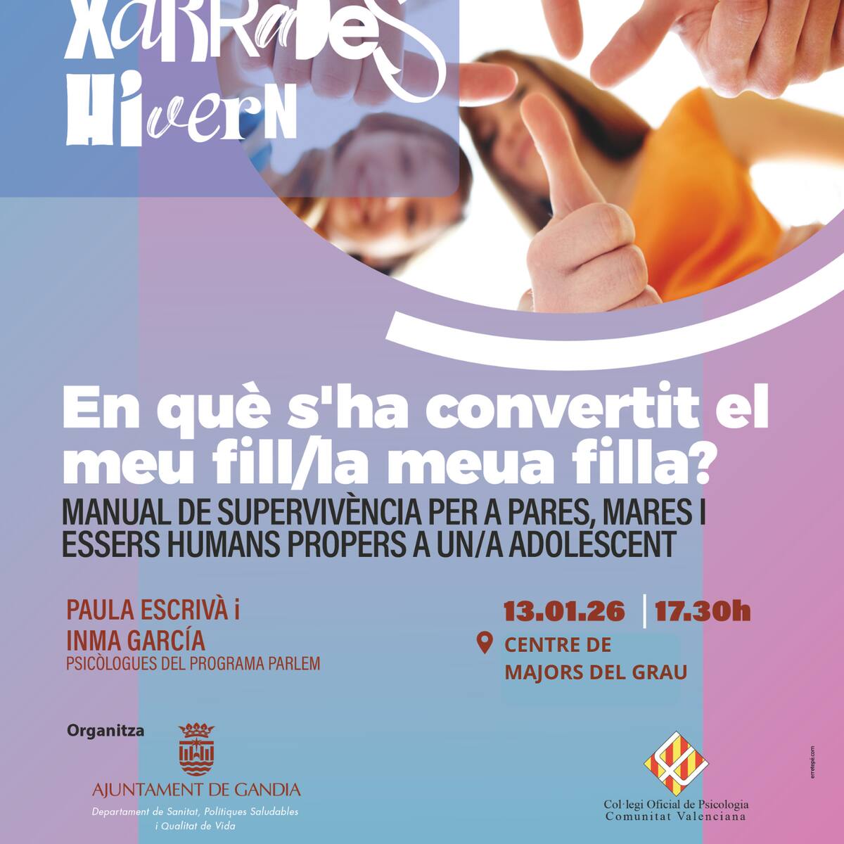 Arranca en Gandia el ciclo ‘Salud y Bienestar’ para promover la educación en salud