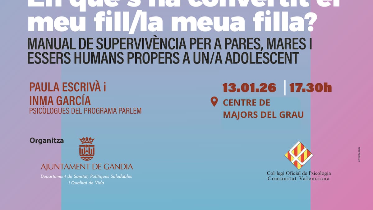 Gandia educa sobre adolescencia, alimentación saludable, ictus y diabetes