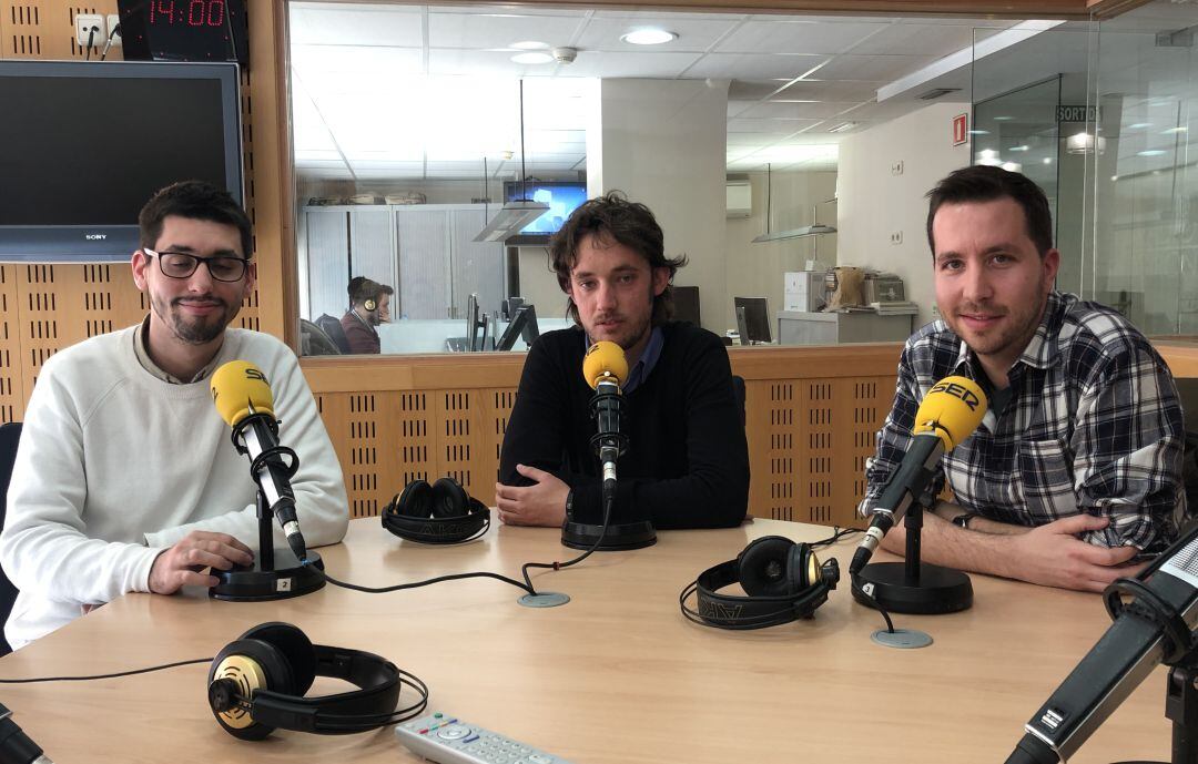 Carles Ferreria, Lluís Castañer i Jordi Bobet