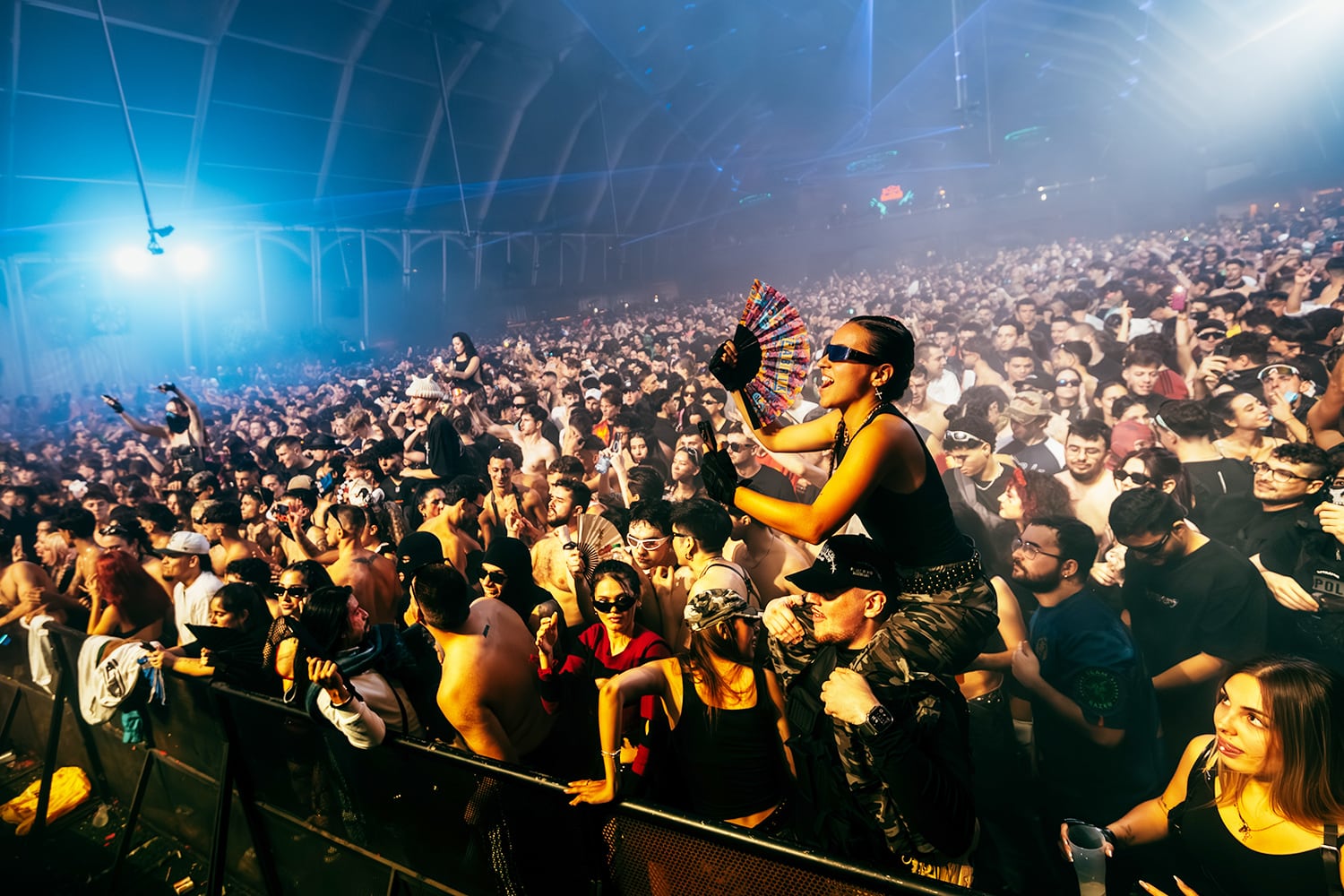El interior de la discoteca en Humanes