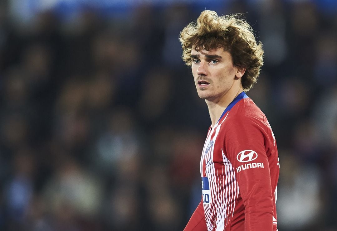 Antoine Griezmann durante el último partido ante el Alavés